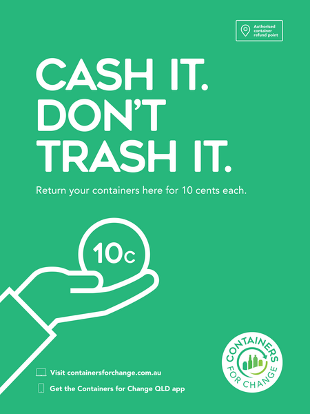 person sorting cans